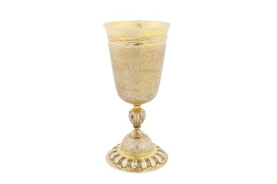 Lot 226 - A late 16th / early 17th century German silver gilt goblet, Nuremberg circa 1600 by David Lauer (meister 1583, d. 1609)