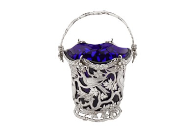 Lot 369 - A Victorian sterling silver sugar basket, London 1859 by Charles Thomas Fox and George Fox