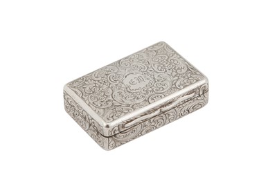 Lot 74 - A Victorian sterling silver vinaigrette, London 1845 by Charles Rawlings and William Summers