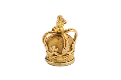 Lot 77 - A George IV unmarked gold vinaigrette, probably circa 1820