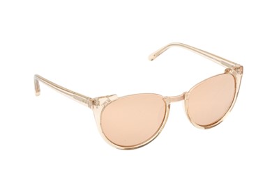 Lot 375 - Linda Farrow Rose Gold Cat Eye Sunglasses