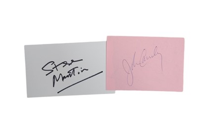 Lot 128 - Comedians.- John Candy & Steve Martin