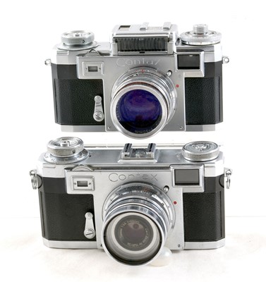 Lot 316 - A Pair of Contax Rangefinder Cameras.
