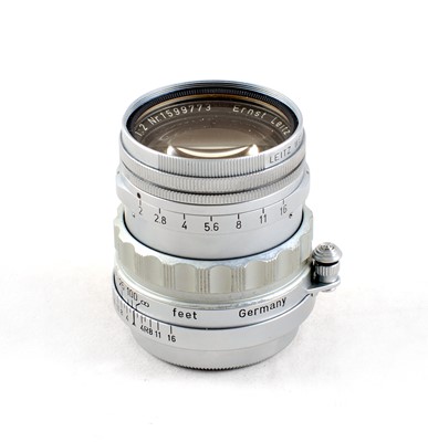 Lot 288 - A Rare Rigid Screw Mount Leica Summicron 5cm f2 Lens