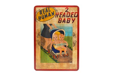 Lot 279 - A FAIRGROUND ADVERTISING SIGN