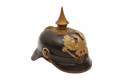 Lot 549 - A FIRST WORLD WAR PRUSSIAN PICKLEHAUB