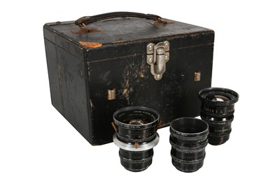Lot 233 - Three Cooke Kinetal lenses.