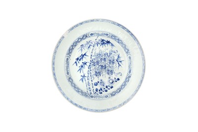 Lot 439 - TWO LARGE CHINESE BLUE AND WHITE DISHES
