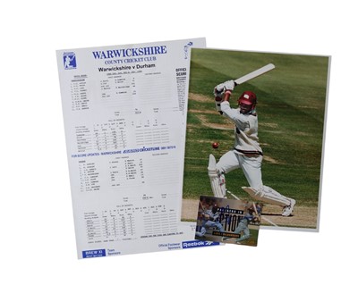 Lot 439 - Cricket Interest.- Brian Lara 501 not out