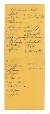 Lot 476 - Rugby Interest.- All Blacks 1953