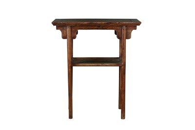 Lot 98 - A CHINESE ELMWOOD MING-STYLE SMALL TABLE
