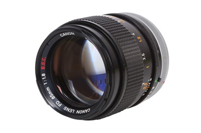 Lot 306 - A Canon 85mm F1.8 SSC FD lens.