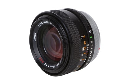 Lot 313 - A Canon 55mm F1.2 SSC FD Lens.