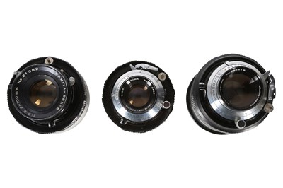 Lot 185 - A Group of Three Mamiya Press Sekor Lenses.