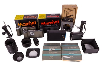 Lot 181 - A Selection of Mamiya Press Film Backs & Accessories.