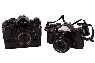 Lot 226 - A Pair of Canon A1 cameras.