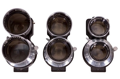Lot 141 - Three Mamiya Sekor C Series Telephoto Lenses.