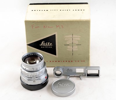 Lot 284 - Leica M Summicron 50mm f2 lens & Goggles.