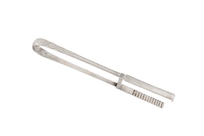 Lot 291 - A pair of George III silver asparagus tongs, London circa 1780 by George Smith III