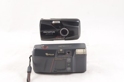 Lot 364 - Olympus Mju II & a Fuji Compact Camera.