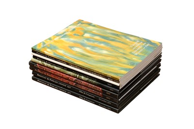 Lot 758 - A COLLECTION OF PRIESTLEY & FERRARO CHINESE ART CATALOGUES (10 VOLUMES)