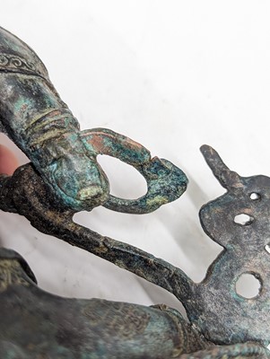 Lot 488 - A CHINESE BRONZE FIGURE OF VAJRASATTVA