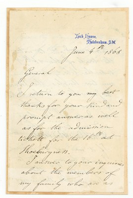 Lot 398 - Prince Philippe, Count of Paris