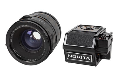 Lot 133 - A Noritar 70mm F3.5 Lens with a Selection of Norita 66 Accessories.