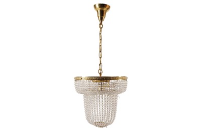 Lot 439 - A 20TH CENTURY EMPIRE STYLE CHANDELIER