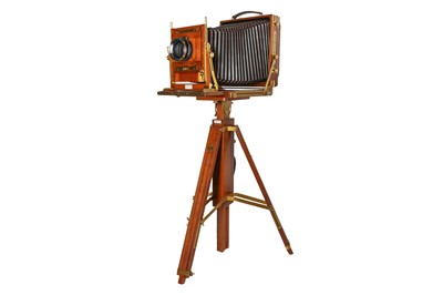 Lot 35 - A Fine 10x8" Whole Plate Gandolfi Precision Field Camera