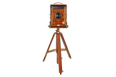 Lot 35 - A Fine 10x8" Whole Plate Gandolfi Precision Field Camera