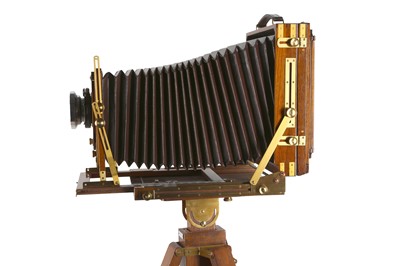 Lot 35 - A Fine 10x8" Whole Plate Gandolfi Precision Field Camera