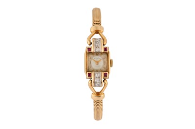 Lot 76 - A BUHRE LADIES WRISTWATCH