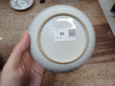 Lot 440 - FIVE CHINESE FAMILLE-ROSE CUPS AND TWO SAUCERS