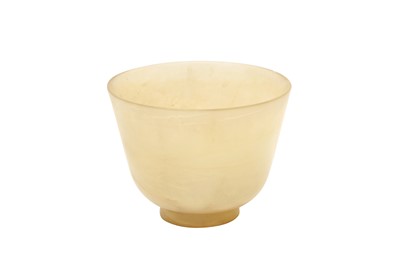 Lot 41 - A CHINESE AGATE CUP