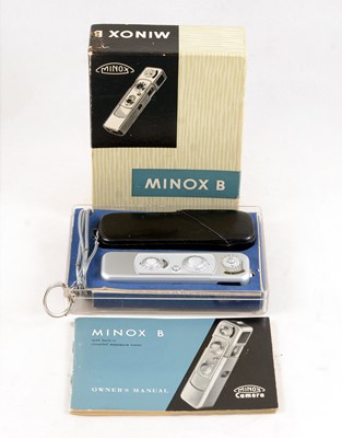 Lot 101 - Minox B Sub-Miniature "Spy" Camera Set.