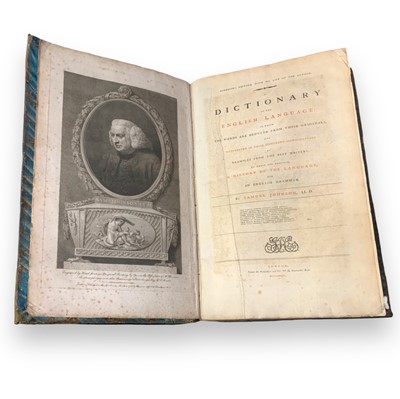 Lot 216 - Johnson (Samuel) A Dictionary of the English Language