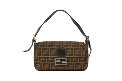 Lot 258 - Fendi Brown Zucca Baguette Bag