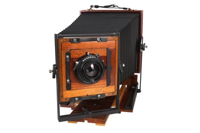 Lot 30 - A Handmade 5x4 / 7x5 Field Camera Body by Herb Quick.