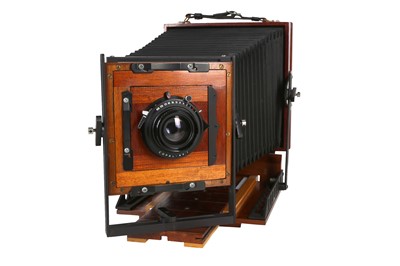 Lot 30 - A Handmade 5x4 / 7x5 Field Camera Body by Herb Quick.