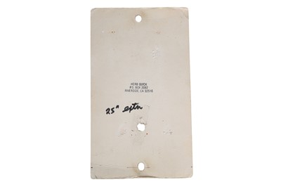 Lot 30 - A Handmade 5x4 / 7x5 Field Camera Body by Herb Quick.