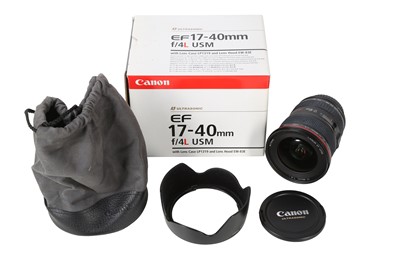 Lot 310 - A Canon EF 17-40mm f/4L USM lens.