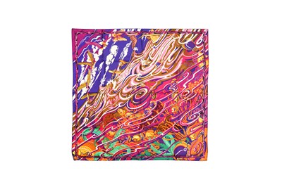Lot 119 - Hermes 'De La Mer au Ciel' Print Silk Scarf