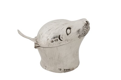 Lot 48 - A Victorian sterling silver novelty claret jug mount, London 1881 by William Leuchars