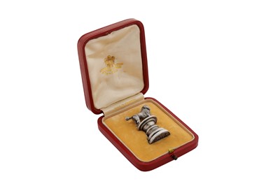 Lot 46 - An early 20th century novelty unmarked English novelty desk seal
