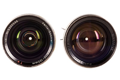 Lot 231 - A pair of Carl Zeiss Vario Sonnar lenses.