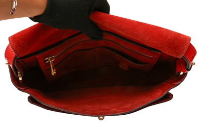 Lot 45 - Mulberry Tomato Red Bayswater Clutch Shoulder Bag