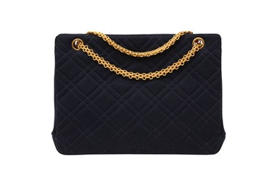 Lot 141 - Chanel Navy Matelasse Shoulder Bag