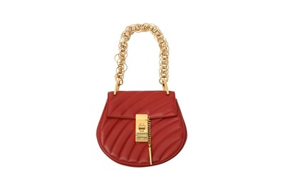 Lot 58 - Chloe Red Mini Drew Bijou Shoulder Bag