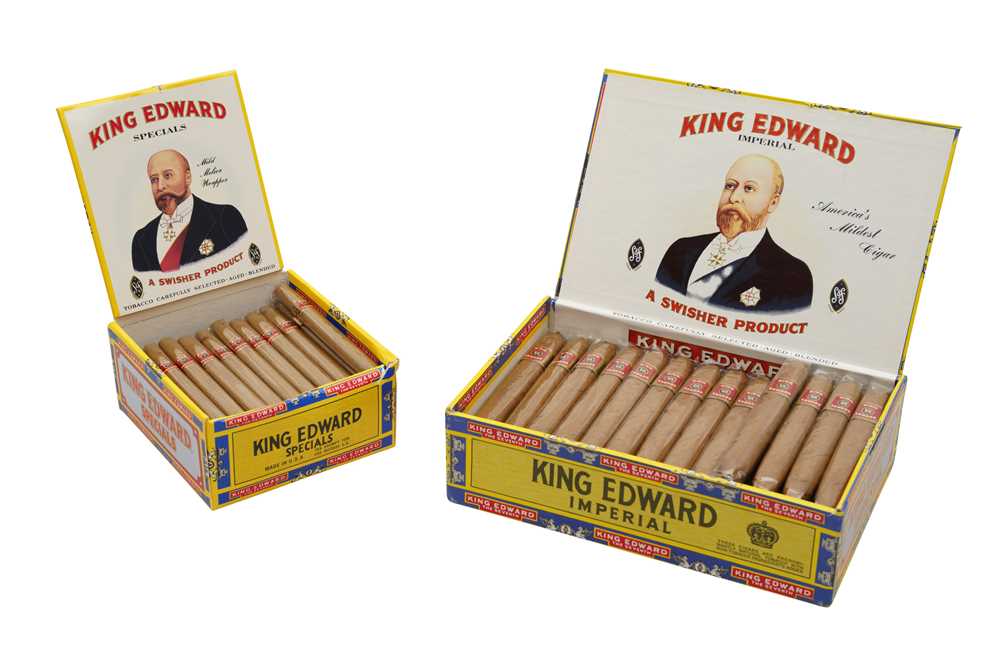 Lot 103 - TWO BOXES OF KING EDWARD CIGARS